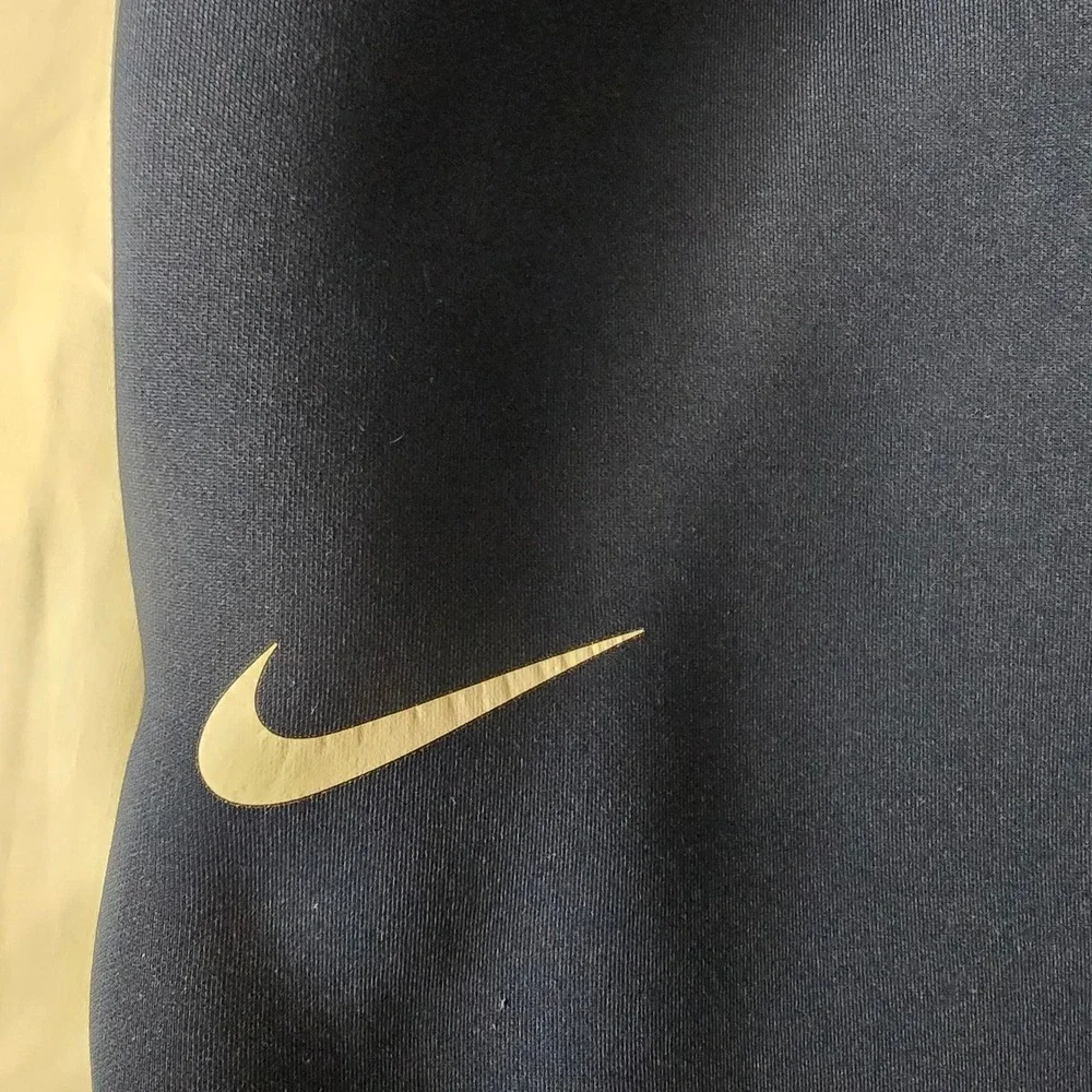 Nike Training Pants Mens XL Navy Blue Therma-FIT Zippered Cuffs Joggers
